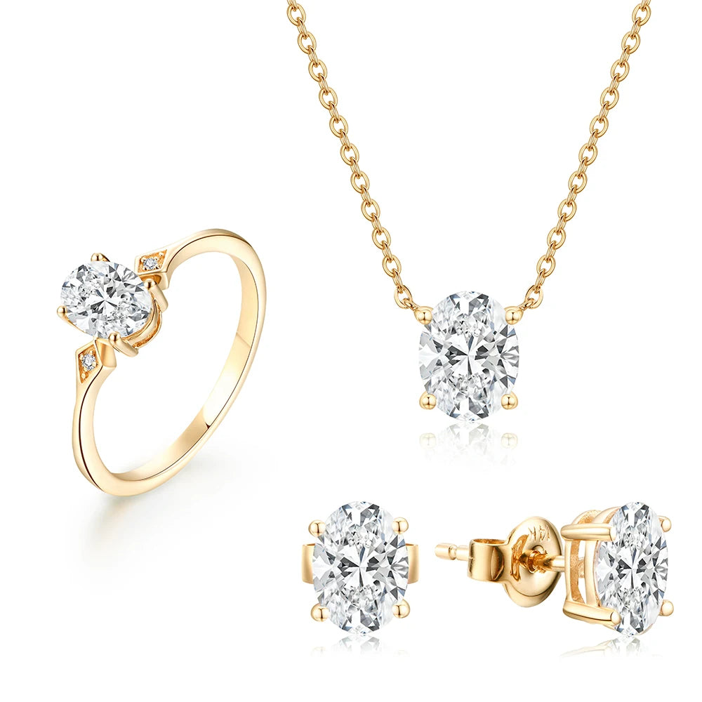 Eternal Glow Oval Diamond Set