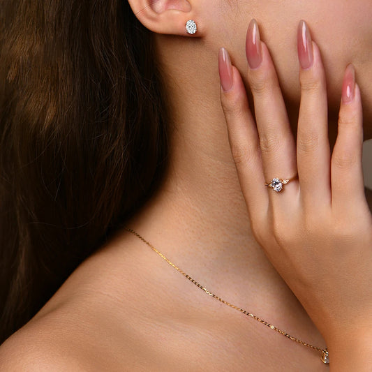 Eternal Glow Oval Diamond Set