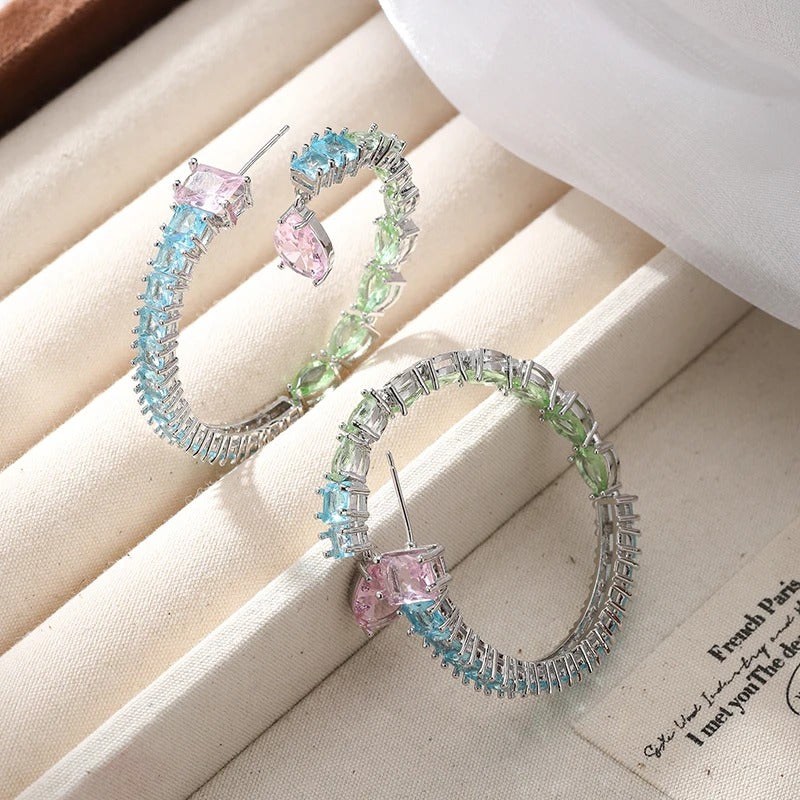 Waterdrop Hoop Earrings