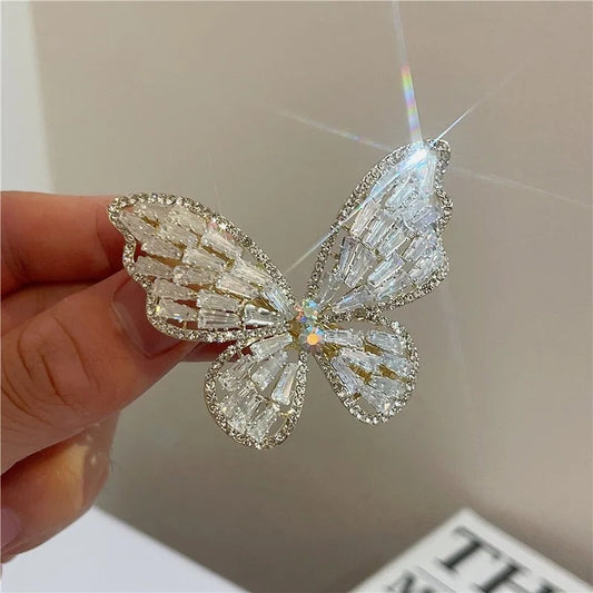 Crystal Butterfly Hair Clip