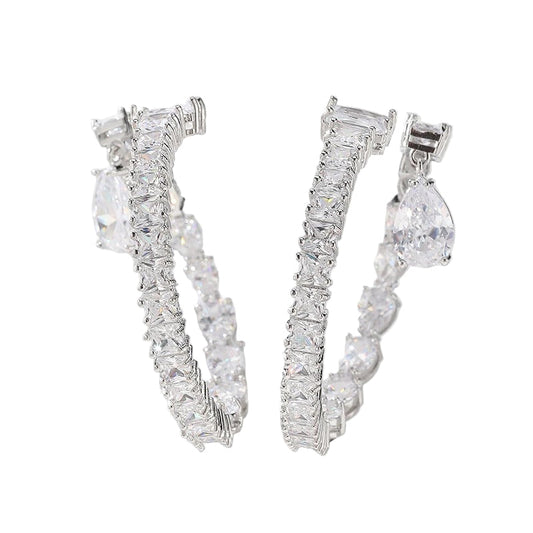 Waterdrop Hoop Earrings